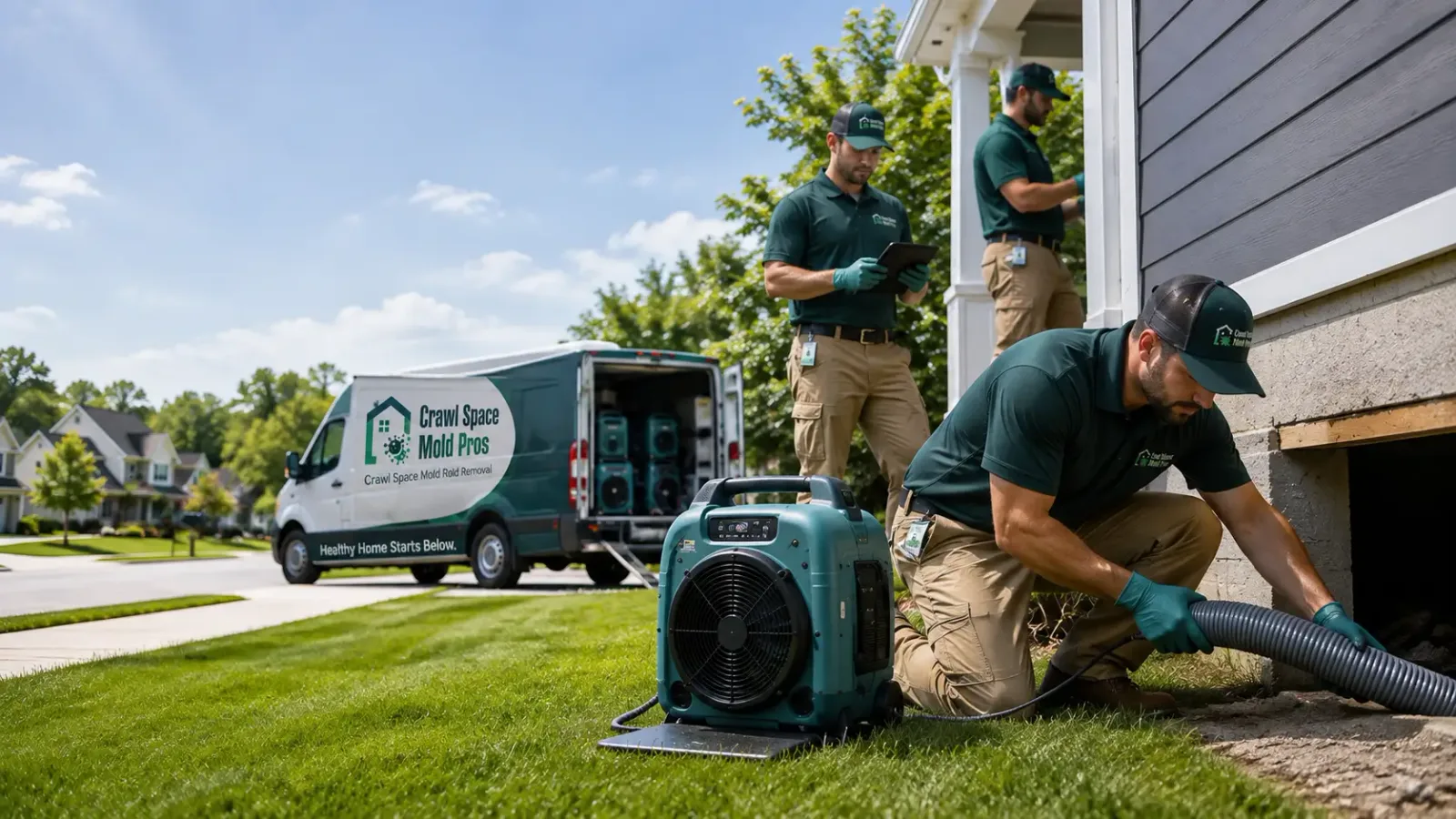 Crawl Space Mold Removal in Lake Delton, WI